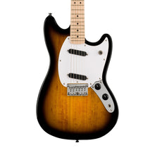 [PREORDER] Squier Sonic Mustang Electric Guitar w/White Pickguard, Maple FB, 2-Color Sunburst