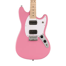 [PREORDER] Squier Sonic Mustang HH Electric Guitar w/White Pickguard, Maple FB, Flash Pink