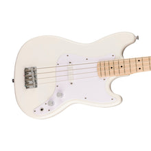 Squier Sonic Bronco Bass Guitar w/White Pickguard, Maple FB, Arctic White