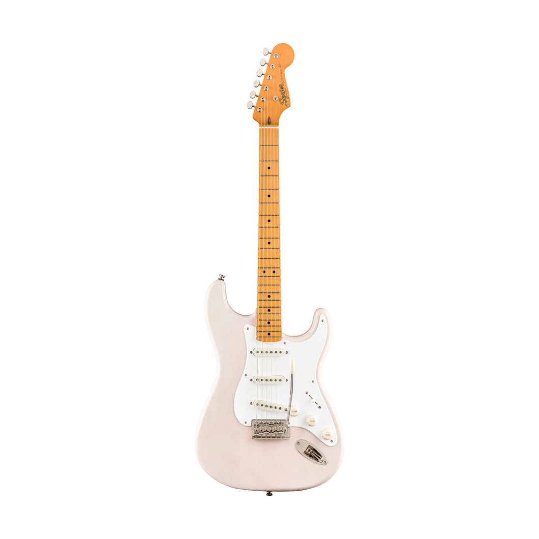 [PREORDER 2 WEEKS] Squier Classic Vibe 50s Stratocaster Electric Guitar, Maple FB, White Blonde