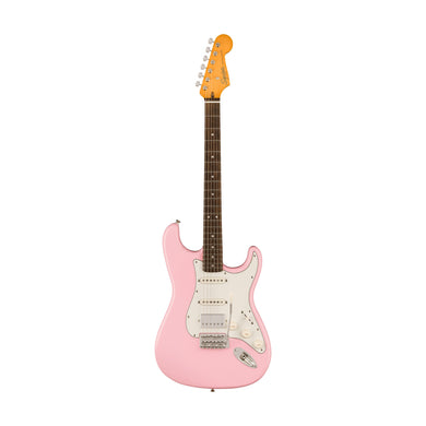 [PREORDER] Squier FSR Classic Vibe 60s Stratocaster HSS Electric Guitar, Laurel FB, Shell Pink