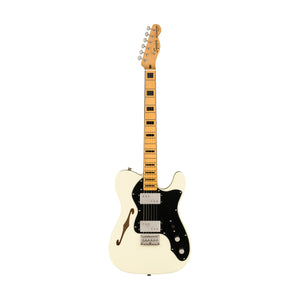 [PREORDER] Squier FSR Classic Vibe 70s Telecaster Thinline Electric Guitar, Olympic White