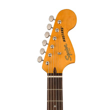 Squier FSR Classic Vibe 60s Competition Mustang Guitar w/ Dakota Red Stripes, Capri Orange