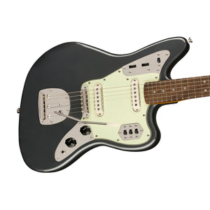 [PREORDER 2 WEEKS] Squier FSR Classic Vibe 60s Jaguar Electric Guitar, Charcoal Frost Metallic