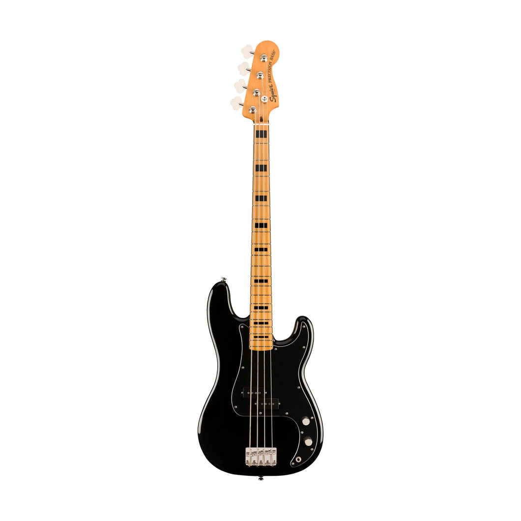 [PREORDER] Squier Classic Vibe 70s Precision Bass Guitar, Maple FB, Black