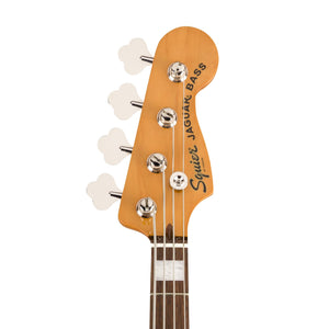 [PREORDER] Squier Classic Vibe Jaguar Bass Guitar, Laurel FB, 3-Tone Sunburst