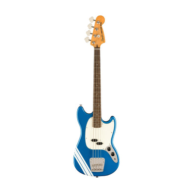[PREORDER] Squier FSR Classic Vibe 60s Competition Mustang Bass w/ Olympic White Stripes, Lake Placid Blue