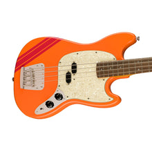 [PREORDER] Squier FSR Classic Vibe 60s Competition Mustang Bass Guitar w/ Dakota Red Stripes, Capri Orange