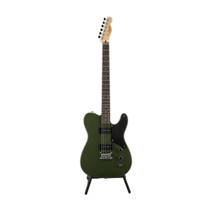 [PREORDER] Squier FSR Paranormal Baritone Cabronita Telecaster Electric Guitar, Laurel FB, Olive Green