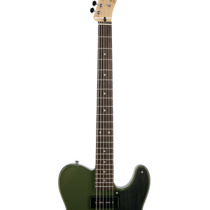 [PREORDER] Squier FSR Paranormal Baritone Cabronita Telecaster Electric Guitar, Laurel FB, Olive Green