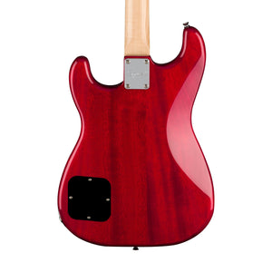 [PREORDER] Squier Paranormal Strat-O-Sonic Electric Guitar, Laurel FB, Crimson Red Transparent