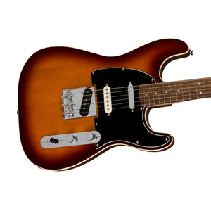 [PREORDER] Squier Paranormal Custom Nashville Stratocaster Electric Guitar, Chocolate 2-Color Sunburst