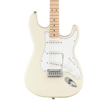 Squier Affinity Series Stratocaster Electric Guitar, Maple FB, Olympic White
