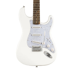 [PREORDER] Squier FSR Affinity Series Stratocaster Guitar w/White Pearloid Pickguard, Laurel FB, Arctic White