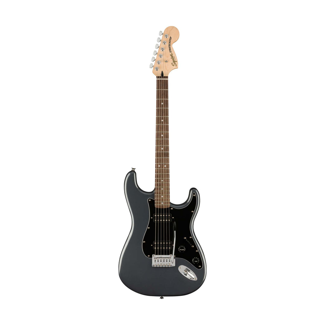 [PREORDER] Squier Affinity Series HH Stratocaster Electric Guitar, Laurel FB, Charcoal Frost Metallic