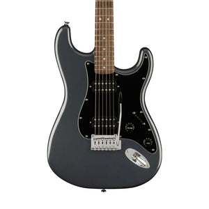 [PREORDER] Squier Affinity Series HH Stratocaster Electric Guitar, Laurel FB, Charcoal Frost Metallic