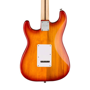 Squier Affinity Series HSS Stratocaster FMT Electric Guitar, Maple FB, Sienna Sunburst