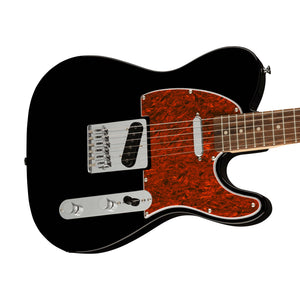 [PREORDER] Squier FSR Affinity Series Telecaster Electric Guitar w/Tortoiseshell Pickguard, Laurel FB, Black