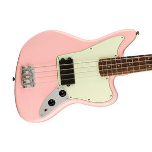 [PREORDER 2 WEEKS] Squier FSR Affinity Series Jag Bass H Guitar, Laurel FB, Shell Pink