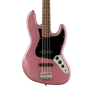 Squier Affinity Series Jazz Bass Guitar, Laurel FB, Burgundy Mist