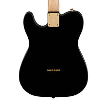 Squier 40th Anniversary Gold Edition Telecaster Electric Guitar, Black