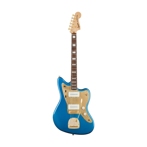 [PREORDER 2 WEEKS] Squier 40th Anniversary Gold Edition Jazzmaster Electric Guitar, Lake Placid Blue