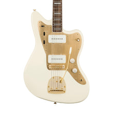 Squier 40th Anniversary Gold Edition Jazzmaster Electric Guitar, Olympic White