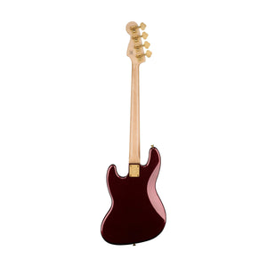 [PREORDER 2 WEEKS] Squier 40th Anniversary Gold Edition Jazz Bass Guitar, Ruby Red Metallic