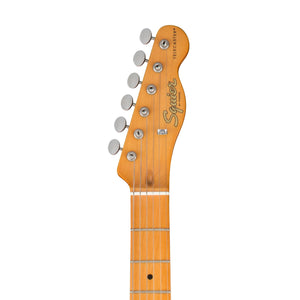 Squier 40th Anniversary Telecaster Vintage Edition Electric Guitar, Maple FB, Satin Vintage Blonde