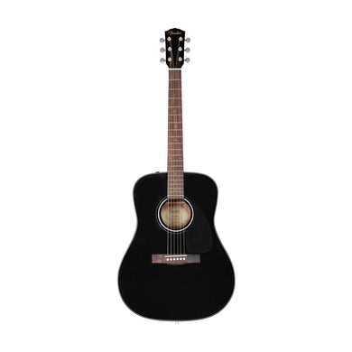 Fender CD-60 Dreadnought V3 Acoustic Guitar w/case, Walnut FB, Black