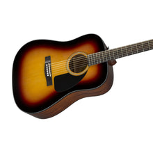 Fender CD-60 Dreadnought V3 Acoustic Guitar w/case, Walnut FB, Sunburst