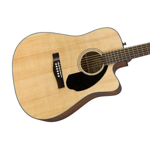 [PREORDER] Fender CD-60SCE Dreadnought Left-Handed Acoustic Guitar, Walnut FB, Natural