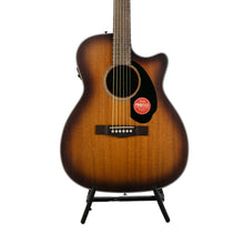 [PREORDER] Fender Limited Edition CC-60SCE All-Mahogany Acoustic Guitar, Satin Aged Cognac Burst