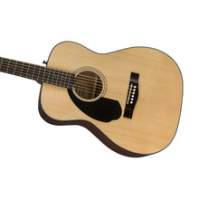 [PREORDER] Fender CC-60S Concert Left-Handed Acoustic Guitar, Walnut FB, Natural