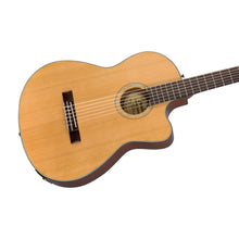 [PREORDER 2 WEEKS] Fender CN-140SCE Nylon Classical Guitar w/Case, Walnut FB, Natural