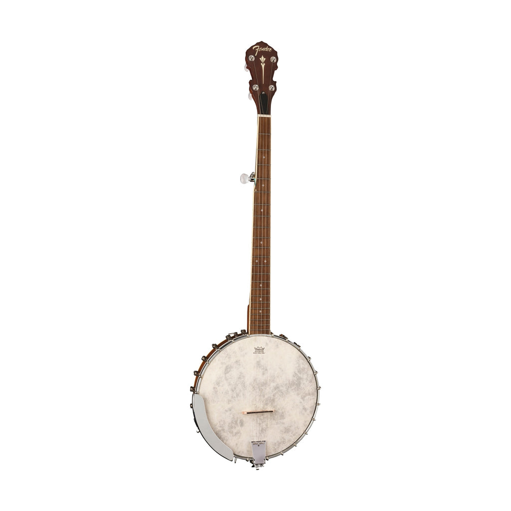[PREORDER] Fender PB-180E Banjo, Walnut FB, Natural – Mahogany Music