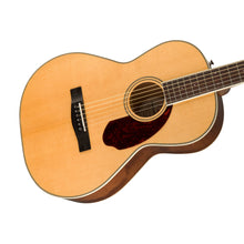 [PREORDER 2 WEEKS] Fender PM-2E Standard Parlor Acoustic Guitar w/Case, Ovangkol FB, Natural