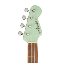 Fender Avalon Tenor Ukulele, Walnut FB, Surf Green