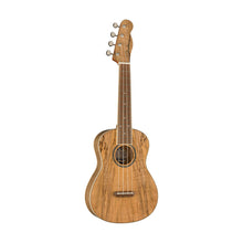 Fender Zuma Exotic Concert Ukulele, Walnut FB, Spalted Maple
