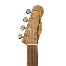Fender Zuma Exotic Concert Ukulele, Walnut FB, Spalted Maple