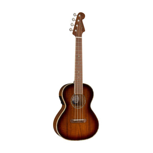[PREORDER] Fender Montecito Tenor Acoustic-Electric Ukulele w/Bag, Walnut FB, Shaded Edge Burst