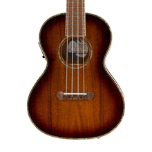 [PREORDER] Fender Montecito Tenor Acoustic-Electric Ukulele w/Bag, Walnut FB, Shaded Edge Burst