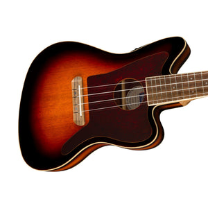 [PREORDER] Fender Fullerton Jazzmaster Ukulele, 3-Tone Sunburst