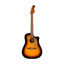 Fender California Redondo Player Dreadnought Acoustic Guitar, Walnut FB, Sunburst