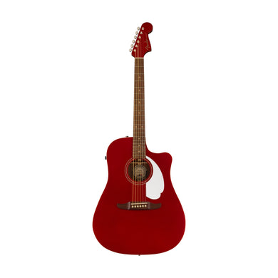 [PREORDER] Fender California Redondo Player Acoustic Guitar, Walnut FB, Candy Apple Red