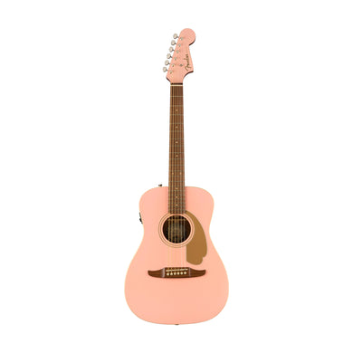 [PREORDER] Fender FSR California Malibu Player Small-Bodied Acoustic Guitar, Walnut FB, Shell Pink