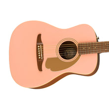 [PREORDER] Fender FSR California Malibu Player Small-Bodied Acoustic Guitar, Walnut FB, Shell Pink