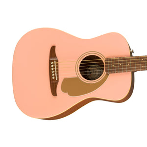[PREORDER] Fender FSR California Malibu Player Small-Bodied Acoustic Guitar, Walnut FB, Shell Pink