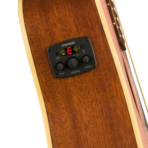 [PREORDER] Fender FSR California Malibu Player Small-Bodied Acoustic Guitar, Walnut FB, Shell Pink