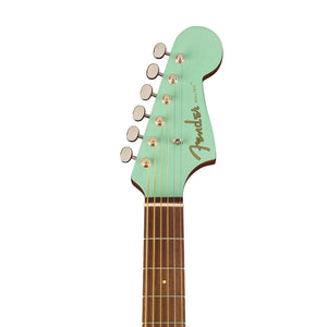 [PREORDER] Fender FSR California Malibu Player Small-Bodied Acoustic Guitar, Walnut FB, Surf Green